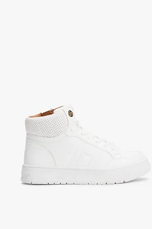 Tommy Hilfiger Mesh Collar High-Top Trainers