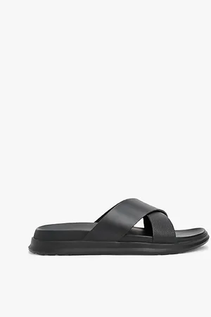Tommy Hilfiger Crossover Strap Leather Sandals