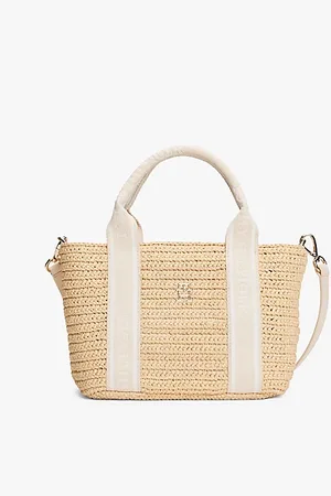 Tommy Hilfiger Crochet Crossbody Tote Bag