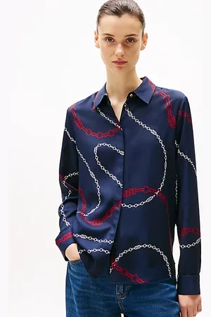 Tommy Hilfiger Gold Button Relaxed Shirt