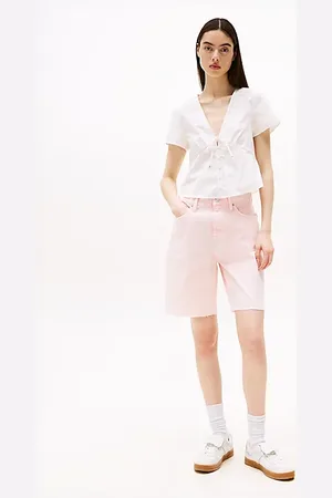 Tommy Hilfiger Relaxed High Rise Bermuda Shorts