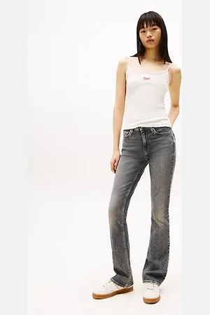 Tommy Hilfiger Maddie Mid Rise Bootcut Black Jeans