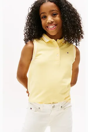 Tommy Hilfiger Tipped Collar Sleeveless Polo Shirt