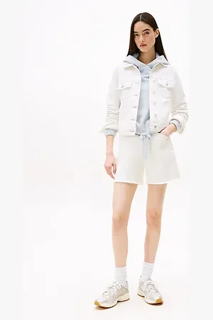 Tommy Hilfiger Raw Hem Regular Denim Mom Shorts