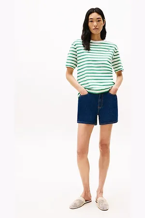 Tommy Hilfiger High Rise Denim Shorts
