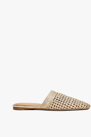 Tommy Hilfiger The Runway Collection Metallic Crochet Mules