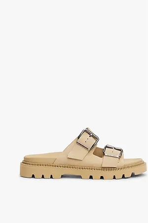 Tommy Hilfiger Suede Double Strap Cleat Sandals