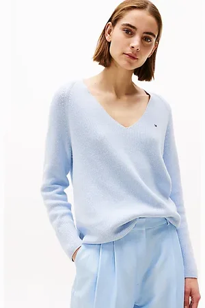 Tommy Hilfiger Cable Knit V-Neck Jumper