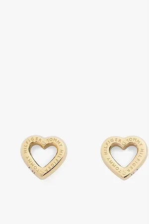 Tommy Hilfiger Plated Heart Earrings