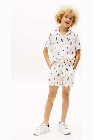 Tommy Hilfiger Print Woven Linen Blend Shorts