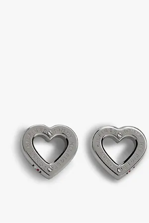 Tommy Hilfiger Stainless Steel Heart Earrings