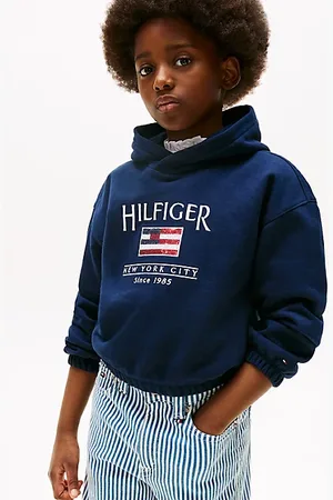 Tommy Hilfiger Hilfiger Sequin Flag Relaxed Hoody