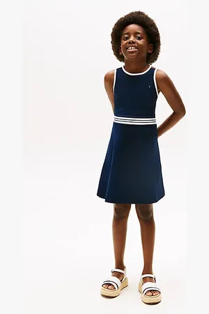 Tommy Hilfiger Crew Neck Sleeveless Skater Dress