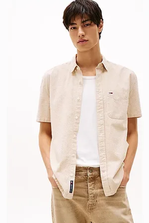Tommy Hilfiger Regular Fit Stripe Short Sleeve Shirt
