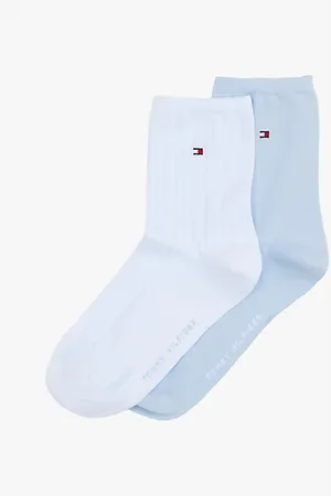 Tommy Hilfiger 2-Pack Flag Embroidery Short Socks