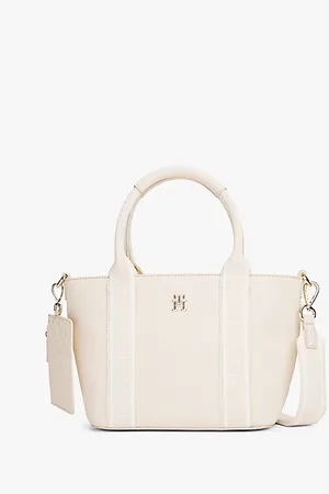 Tommy Hilfiger Logo Tape Crossbody Tote Bag