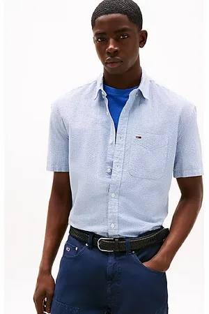 Tommy Hilfiger Regular Fit Stripe Short Sleeve Shirt