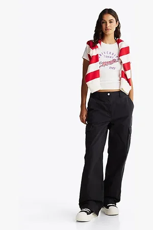 Tommy Hilfiger Mia Mid Rise Relaxed Cargo Trousers