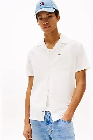 Tommy Hilfiger Linen Blend Regular Short Sleeve Shirt