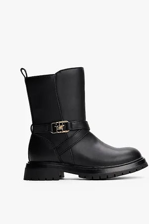Tommy Hilfiger Ankle Strap Mid Boots