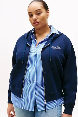 Tommy Hilfiger Curve Logo Zip-Thru Hoody