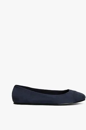 Tommy Hilfiger TH Monogram Suede Ballerinas
