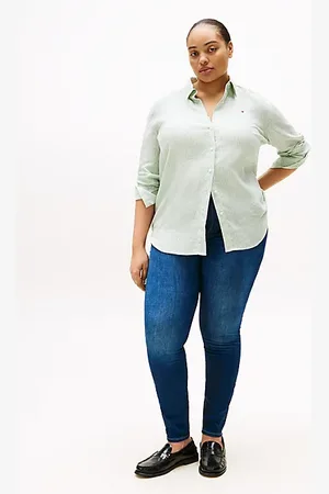 Tommy Hilfiger Curve Harlem Mid Rise Skinny Jeans