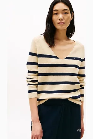 Tommy Hilfiger Cable Knit V-Neck Jumper