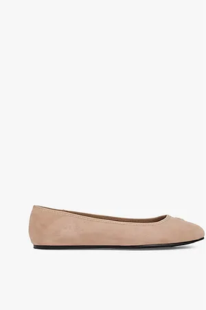 Tommy Hilfiger TH Monogram Suede Ballerinas