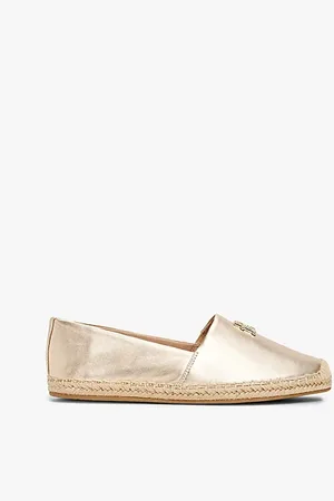 Tommy Hilfiger Metallic Leather Espadrilles