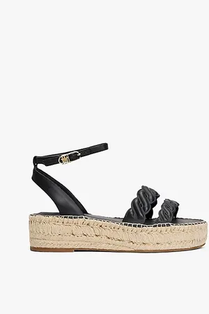 Tommy Hilfiger Leather Embossed Espadrilles