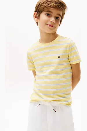 Tommy Hilfiger Stripe Linen Blend T-Shirt