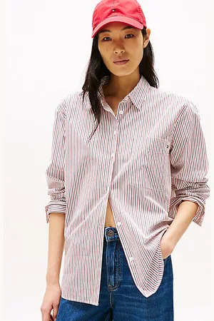 Tommy Hilfiger Oversized Fit Stripe Shirt
