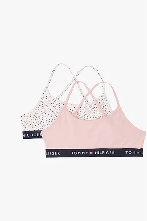 Tommy Hilfiger 2-Pack Signature Crossover Strap Bralettes