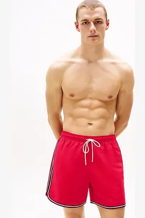 Tommy Hilfiger Global Stripe Mid Length Swim Trunks