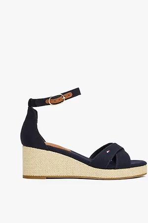 Tommy Hilfiger Crossover Strap Wedge Espadrilles