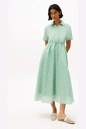 Tommy Hilfiger Print Maxi Shirt Dress