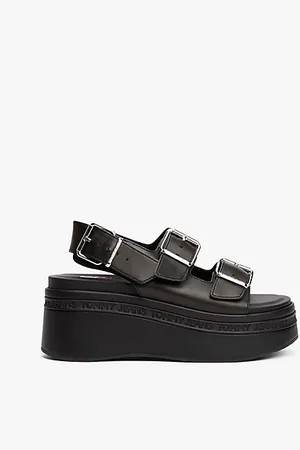 Tommy Hilfiger Leather Platform Sandals