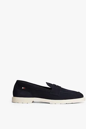 Tommy Hilfiger Enamel Flag Leather Loafers