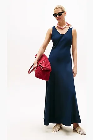 Tommy Hilfiger Linen Blend Maxi Dress
