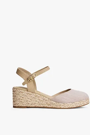Tommy Hilfiger Chambray Wedge Espadrilles