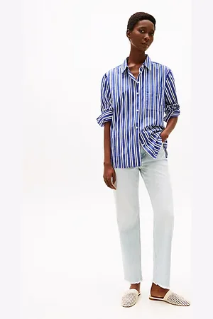 Tommy Hilfiger Faded High Rise Straight Ankle Jeans