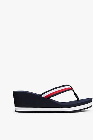 Tommy Hilfiger Corporate Webbing Wedge Sandals