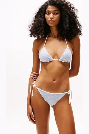 Tommy Hilfiger Ribbed Texture Triangle Bikini Top