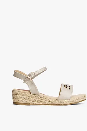 Tommy Hilfiger TH Monogram Rope Wedge Sandals