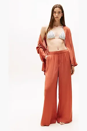 Tommy Hilfiger Wide Leg Cover Up Trousers
