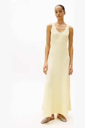 Tommy Hilfiger Linen Blend Maxi Dress