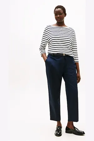 Tommy Hilfiger Curve Slim Straight Leg Ankle Chinos