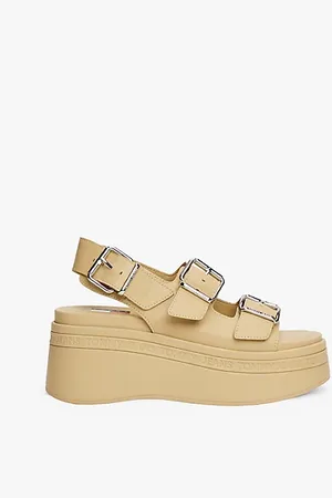 Tommy Hilfiger Leather Platform Sandals