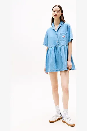 Tommy Hilfiger Relaxed Mini Denim Shirt Dress